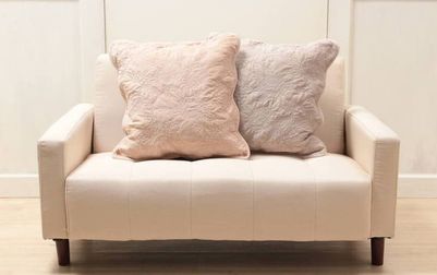 クッションカバー マイクロファイバーキルト 約45×45cm [Chaleur Quilt]