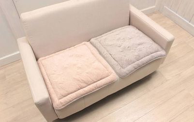 シートクッション マイクロファイバーキルト 約50×50cm [Chaleur Quilt]