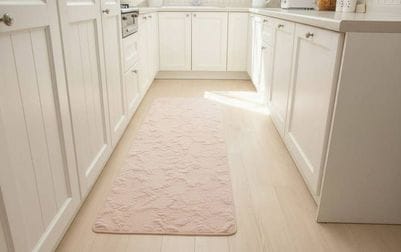 ロングマット マイクロファイバーキルト 約50×180cm [Chaleur Quilt]