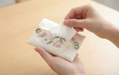 ミニティッシュケース コード刺繍 約9×12cm [桜綺]