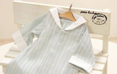 【着せ替え用】セーラーカラーブラウスワンピース 約31.5×26cm