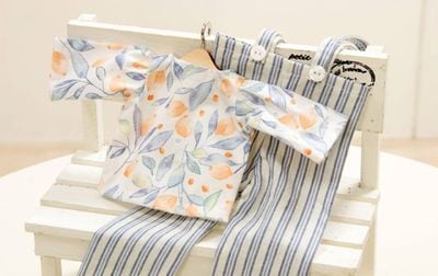 【着せ替え用】プルオーバーシャツ＆サロペット 