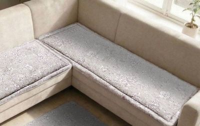 ロングシートクッション コットンキルト 約60×170cm [Jardin d’Argent]