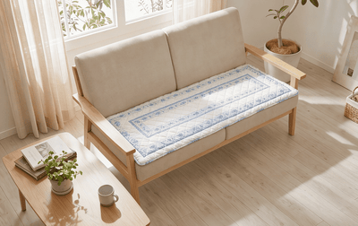 接触冷感キルト ロングシートクッション 約50×120cm [Toile Frais]