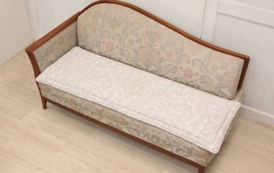 ロングシートクッション ジャカード織 約50×150cm [Heritage Rose]