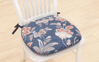 紐付シートクッション シェニール織 約43×45cm [FIOR NOTT]