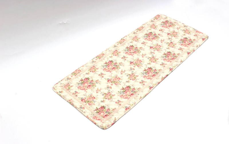 コットンキルト ロングマット 約60×150cm [Rose Mellow]