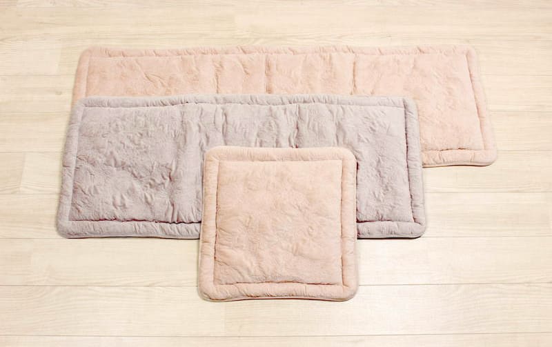 ロングシートクッション マイクロファイバーキルト 約50×150cm [Chaleur Quilt]