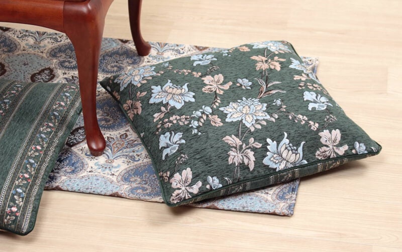 corundum シェニール織 座布団カバー 約55×59cm｜インテリアレース