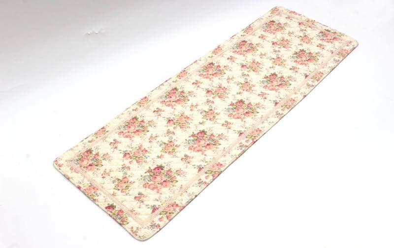 コットンキルト ロングマット 約60×180cm [Rose Mellow]