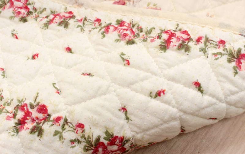 コットンキルト ロングマット 約60×180cm [Rose Mellow]