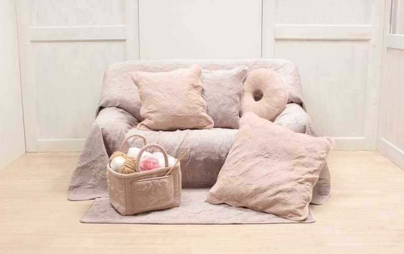 ロングマット マイクロファイバーキルト 約50×120cm [Chaleur Quilt]