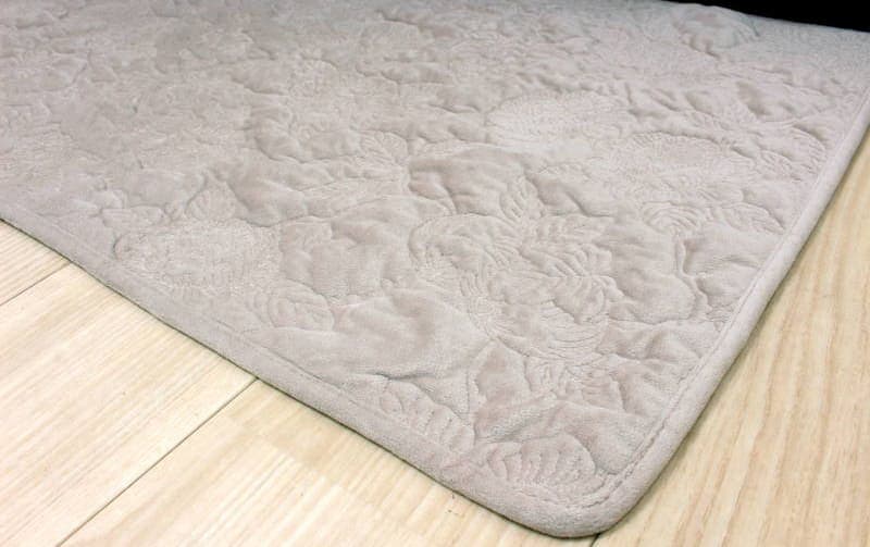 ロングマット マイクロファイバーキルト 約50×120cm [Chaleur Quilt]