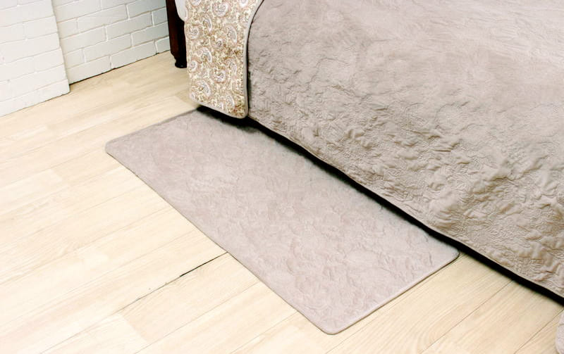 ロングマット マイクロファイバーキルト 約50×120cm [Chaleur Quilt]