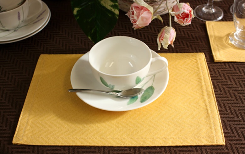 【WEB限定】撥水ジャカード織 ティーマット 約20×30cm [Simple & Modern]