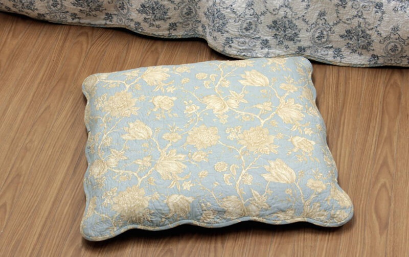 【SALE】コットンキルト 1206  座布団カバー 約55×59cm