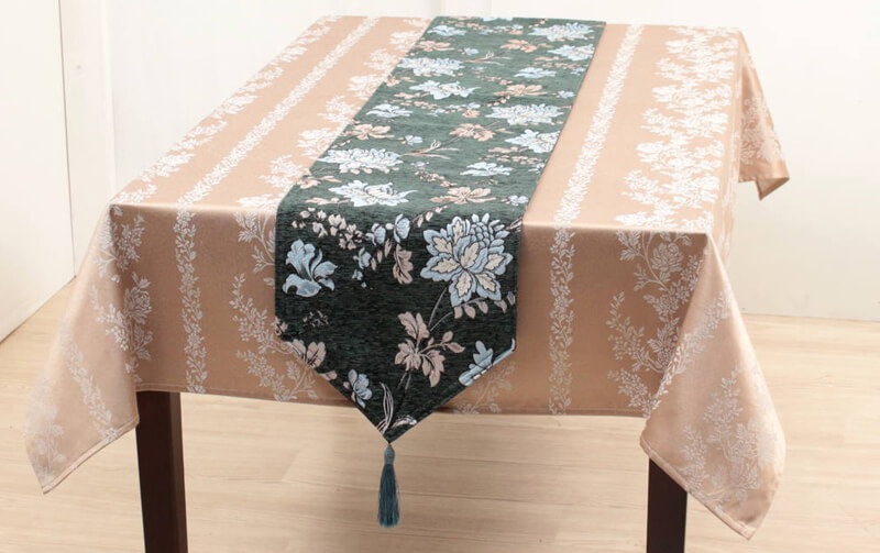 シェニール織 テーブルランナー 約30×180cm [corundum]