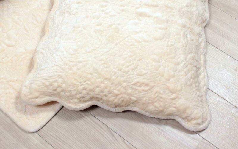 マイクロファイバー 座布団カバー 約55×59cm [sculpture]