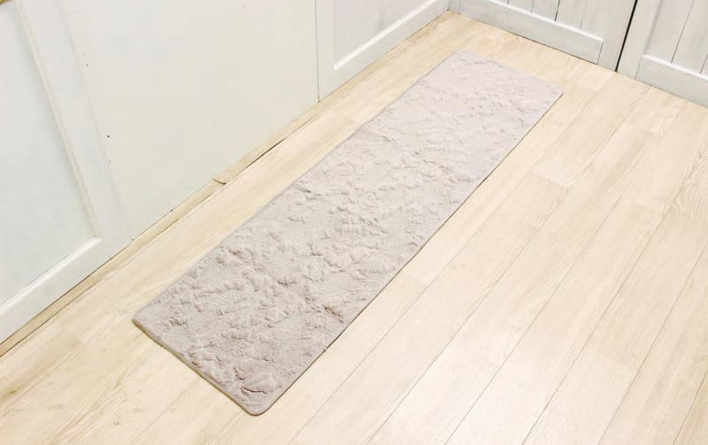 ロングマット マイクロファイバーキルト 約50×180cm [Chaleur Quilt]