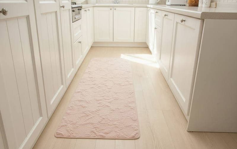 ロングマット マイクロファイバーキルト 約50×180cm [Chaleur Quilt]