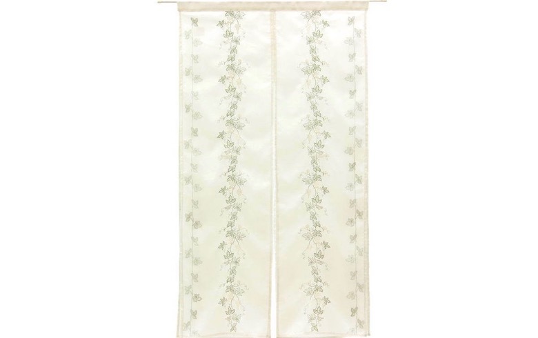 【SALE】uva+crista ぶどう柄刺繍 のれん 約85×150cm