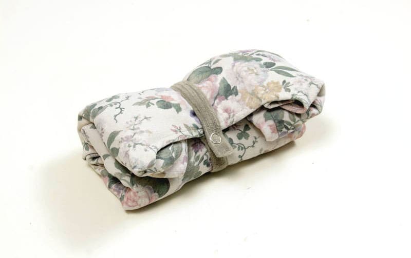 花柄プリント ショッピングバッグ 約27×35×22cm [Belle Heure]