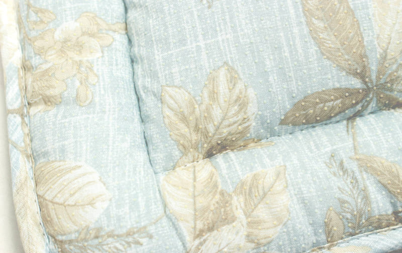 接触冷感素材キルト シートクッション 約47×47cm [Floral Fresh]