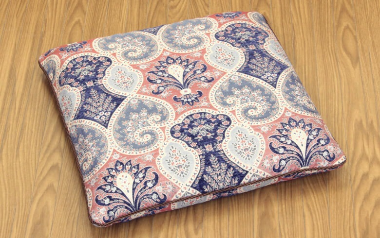 シェニール織 座布団カバー 約55×59cm [Alva]