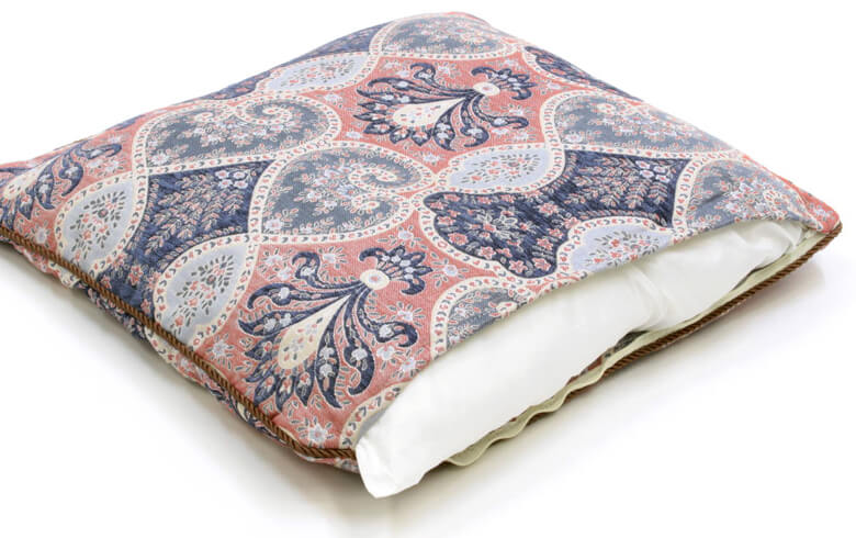 シェニール織 座布団カバー 約55×59cm [Alva]