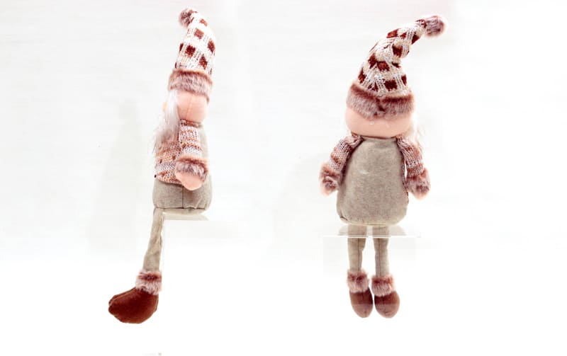 Xmas ドール おすわりサンタ・スノーマン・トナカイ  約29×15cm