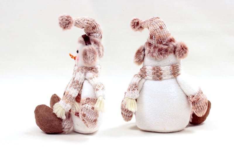 Xmas ドール おすわりサンタ・スノーマン・トナカイ  約29×15cm