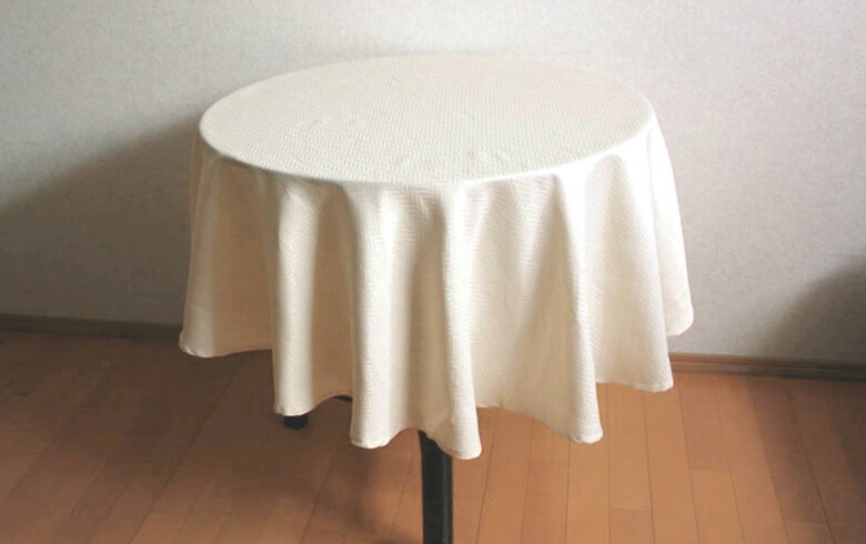 【WEB限定】撥水ジャカード織 テーブルクロス 約150cm [Simple & Modern]
