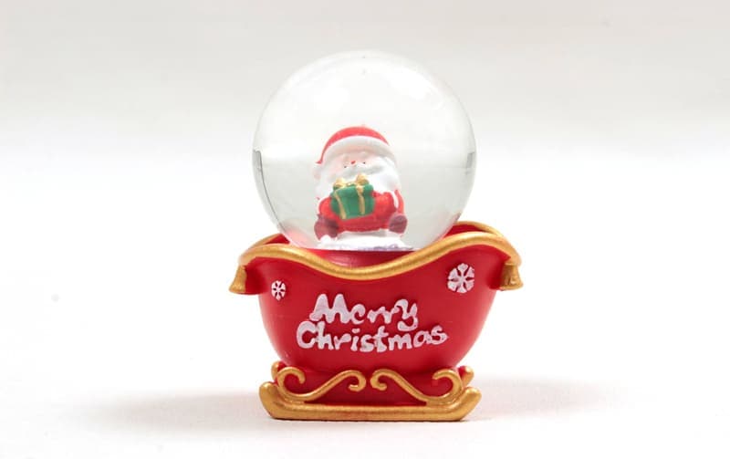 PURE PRODUCTS USA スノードーム インテリア 雑貨 クリスマスのお部屋をおしゃれに彩るオブジェ、雪が舞うクリスマス