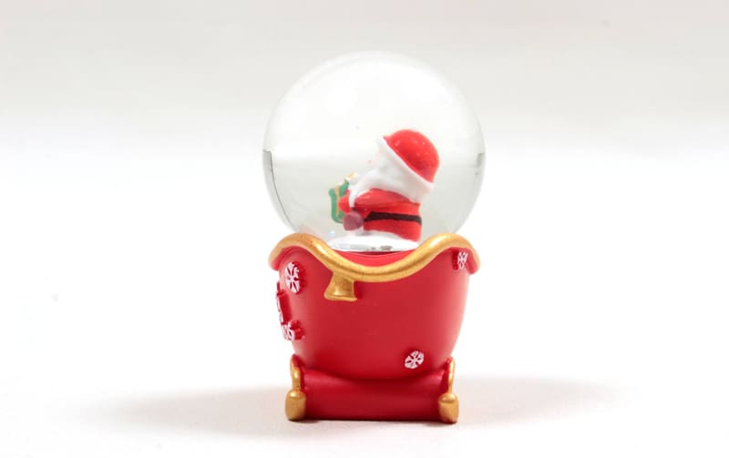 Xmas 雑貨 光るミニスノードーム  約6.5×7.5×4.5cm
