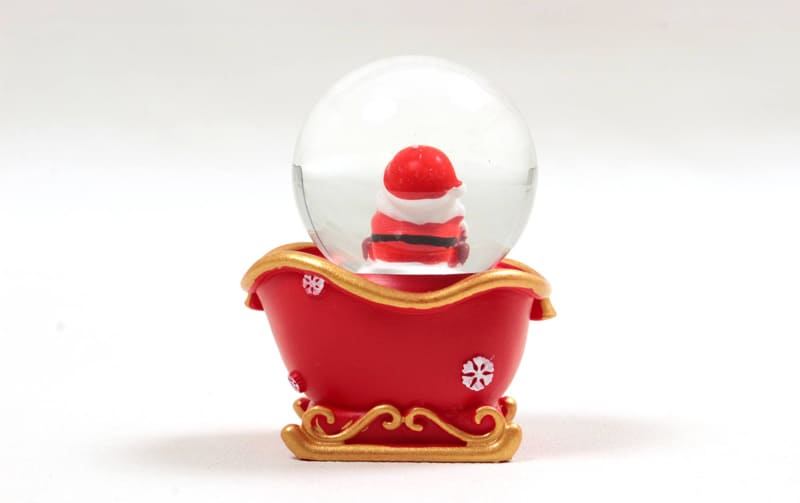 Xmas 雑貨 光るミニスノードーム 約6.5×7.5×4.5cm｜インテリアレース