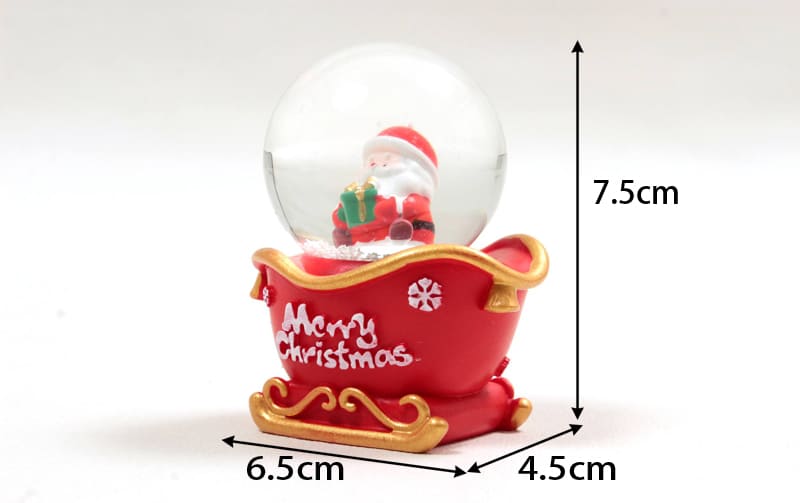Xmas 雑貨 光るミニスノードーム 約6.5×7.5×4.5cm｜インテリアレース
