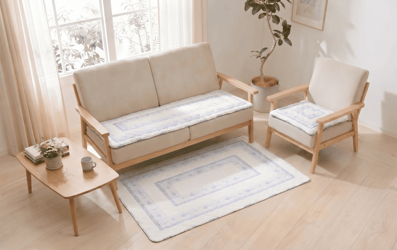 接触冷感キルト ちょっとマット 約100×140cm [Toile Frais]