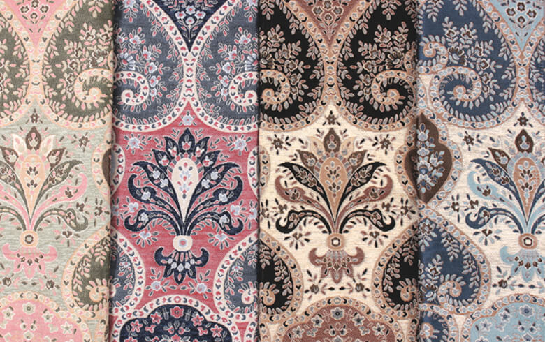 シェニール織 テーブルランナー 約30×230cm [Alva]