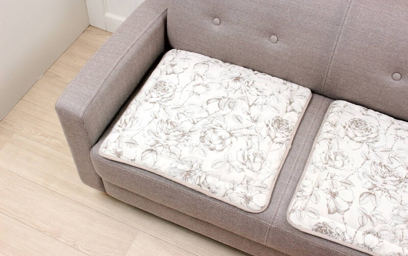 シェニールダイニングシートクッション　ライトベージュ　4枚セット シェニールダイニングシートクッション ライトベージュ 4枚セット すず