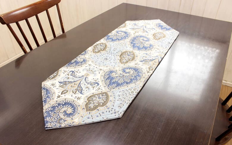 シェニール織 テーブルセンター 約30×90cm [Alva]