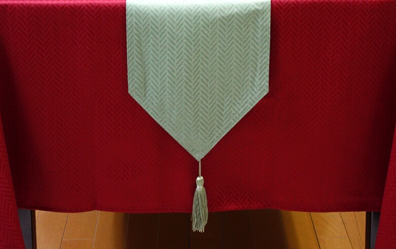 【WEB限定】撥水ジャカード織 テーブルランナー 約25×230cm [Simple & Modern]