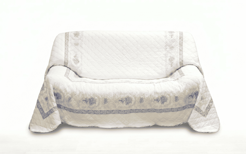 接触冷感キルト マルチカバー 約200×205cm [Toile Frais]