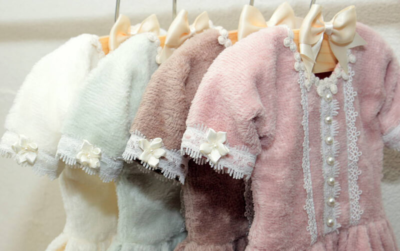 レースづかい ドレスタオル 長さ約40cm