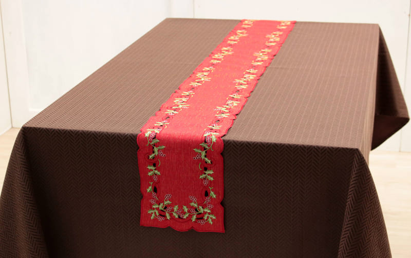 汕頭刺繍のテーブルランナー 汕頭刺繍のテーブルランナー