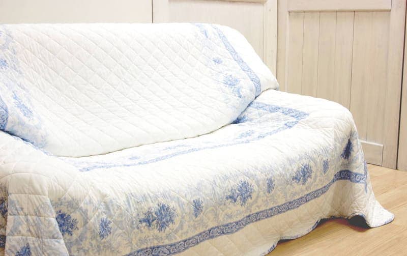 接触冷感キルト マルチカバー 約200×255cm [Toile Frais]｜インテリア