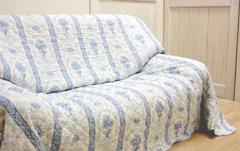 接触冷感キルト マルチカバー 約200×255cm [Toile Frais]｜インテリア