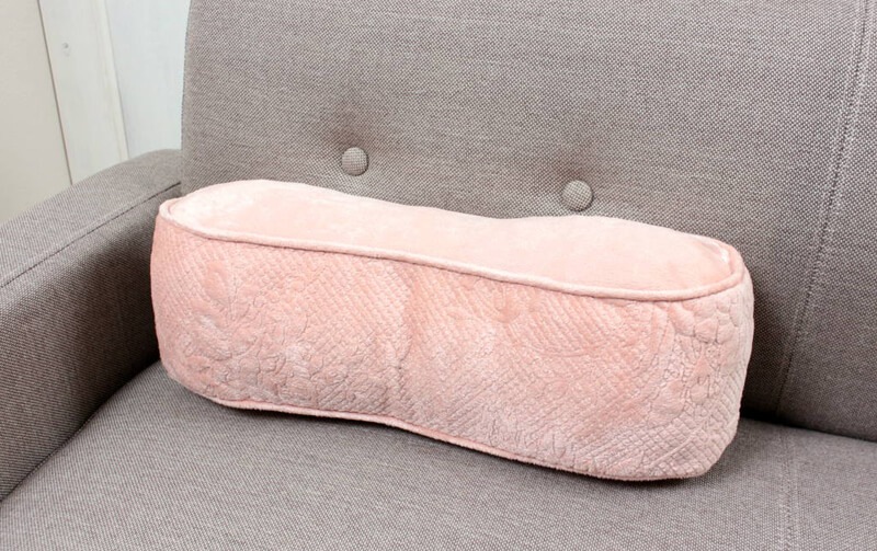 マイクロファイバー  腰当クッション 約12×43×12cm [Lisser]