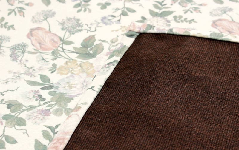 花柄プリント テーブルクロス 約130×170cm [Belle Heure]