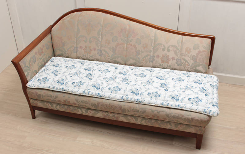 接触冷感素材キルト ロングシートクッション 約47×150cm [Floral Fresh]
