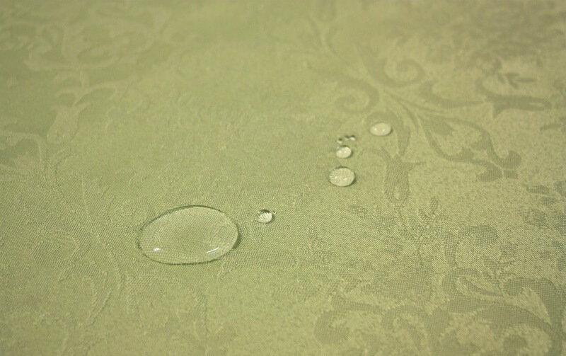 撥水ジャカード織 テーブルクロス 約140×200cm [damask elegance]